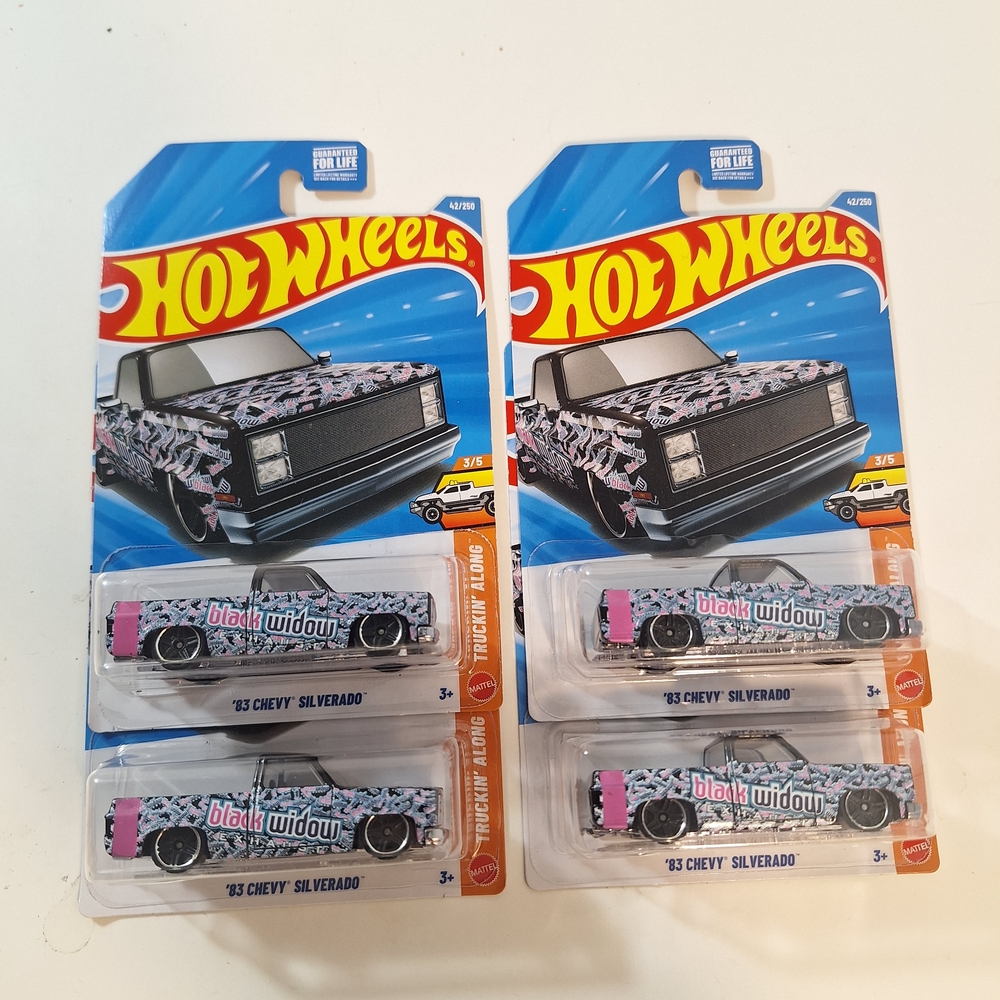 Mattel Hot Wheels '83 Chevy Silverado 2026 Black Widow